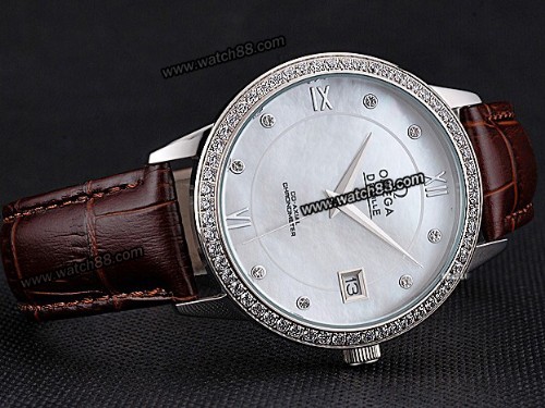 Omega DeVille Prstige Co-Axial Diamond Lady Watch,OM-249D