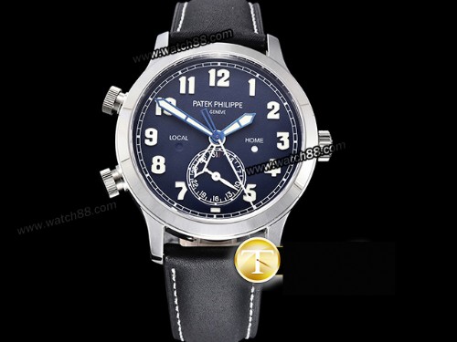 Patek Philippe Calatrava Pilot Travel Time 5524 Automatic Man Watch ,PP-04075