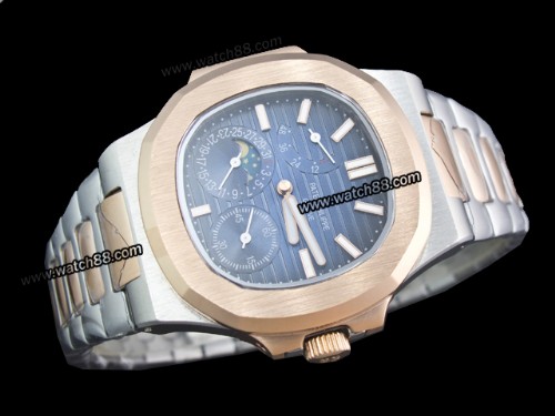 Patek Philippe Nautilus Date Moonphase Power Reserve Hand Wound Man Watch,PAT-150C