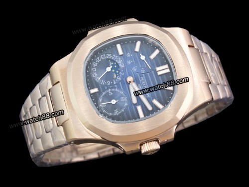 Patek Philippe Nautilus Date Moonphase Power Reserve Hand Wound Man Watch,PAT-151C