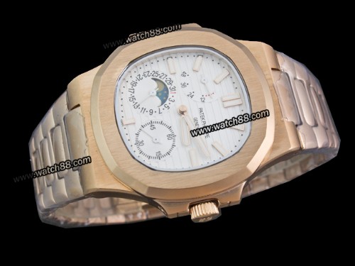 Patek Philippe Nautilus Date Moonphase Power Reserve Hand Wound Man Watch,PAT-151D