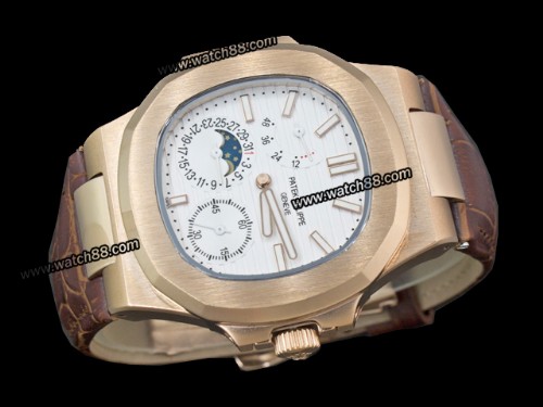 Patek Philippe Nautilus Date Moonphase Power Reserve Hand Wound Man Watch,PAT-152A