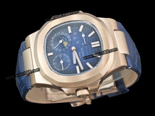 Patek Philippe Nautilus Date Moonphase Power Reserve Hand Wound Man Watch,PAT-152D