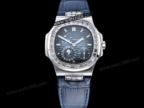 Patek Philippe Nautilus Moon Phase Date 5712 Automatic Mens Watch,PP-03133