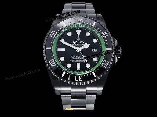 Rolex Blaken Green Sea Dweller Automatic Mens Watch,RL-09014