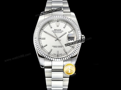 Rolex Datejust 36mm in 904L Steel Automatic Mens Watch ,RL-08095