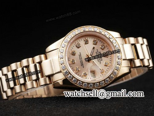 ROLEX DATEJUST OYSTER PERPETUAL LADIES WATCH,ROL-415