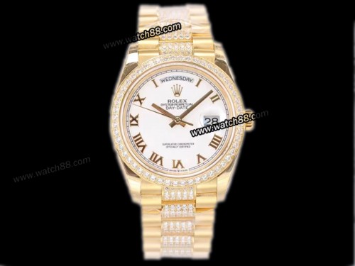 Rolex Day-Date 36mm Diamond 3255 Automatic Man Watch,RL-07059