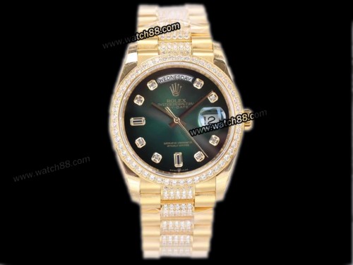 Rolex Day-Date 36mm Diamond 3255 Automatic Man Watch,RL-07060