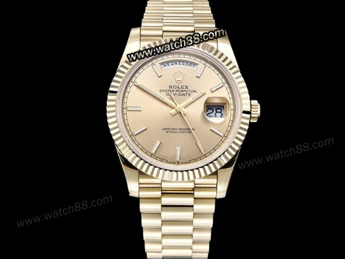 Rolex DayDate 40mm 904L Automatic Mens Watch,RL-08416