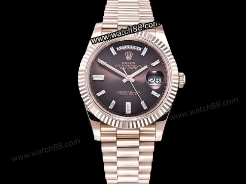 Rolex DayDate 40mm 904L Automatic Mens Watch,RL-08469