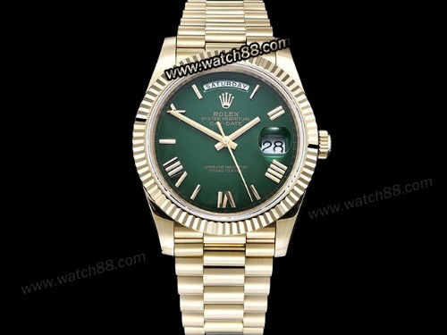 Rolex DayDate 40mm 904L Automatic Mens Watch,RL-08472