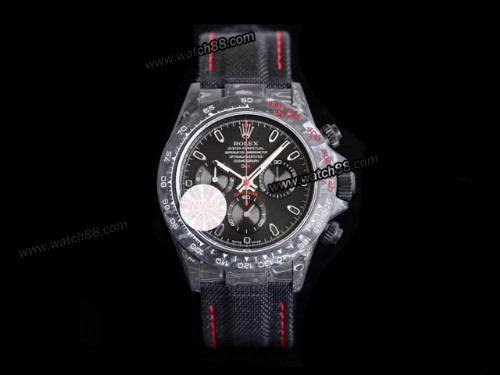 Rolex Daytona DIW Carbon Motley Edition Automatic Chronograph Mens Watch,RL-06112