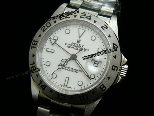 ROLEX EXPLORER II MENS AUTOMATIC GMT WATCH-16570W ,RL-03004 