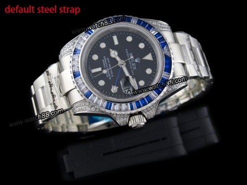 Rolex GMT Master II Diamond Bezel Automatic Mens Watch,ROL-959