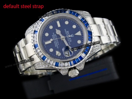 Rolex GMT Master II Diamond Bezel Automatic Mens Watch,ROL-961