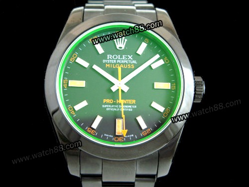 ROLEX MILGAUSS ANNIVERSARY EDITION AUTOMATIC MENS WATCH BLACK DIAL,RL-11003