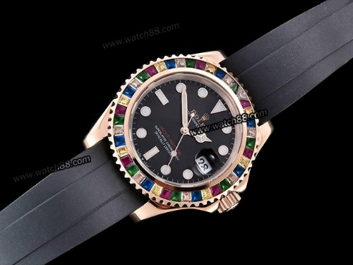 Rolex Yacht-Master 40 116695SATS Watch With Gem Set Bezel,ROL-935