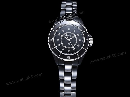 XHANEL J-12 33mm Quartz Lady Watch,CHA-01012