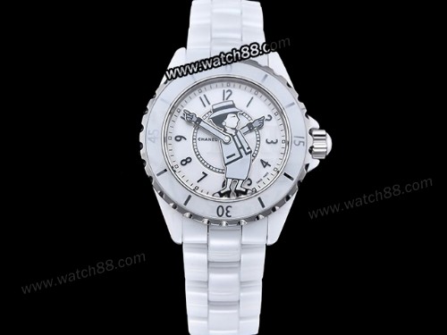 XHANEL J-12 38mm Mademoiselle Limited Coco Edition Automatic Watch,CHA-01008